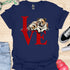 Love is a four legged word - V3 - Sitting Above T-Shirt